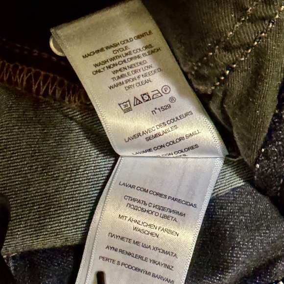 Ralph Lauren Dark Blue Denim Jeans High Waist Straight Leg Sz. 8 - Picture 15 of 16